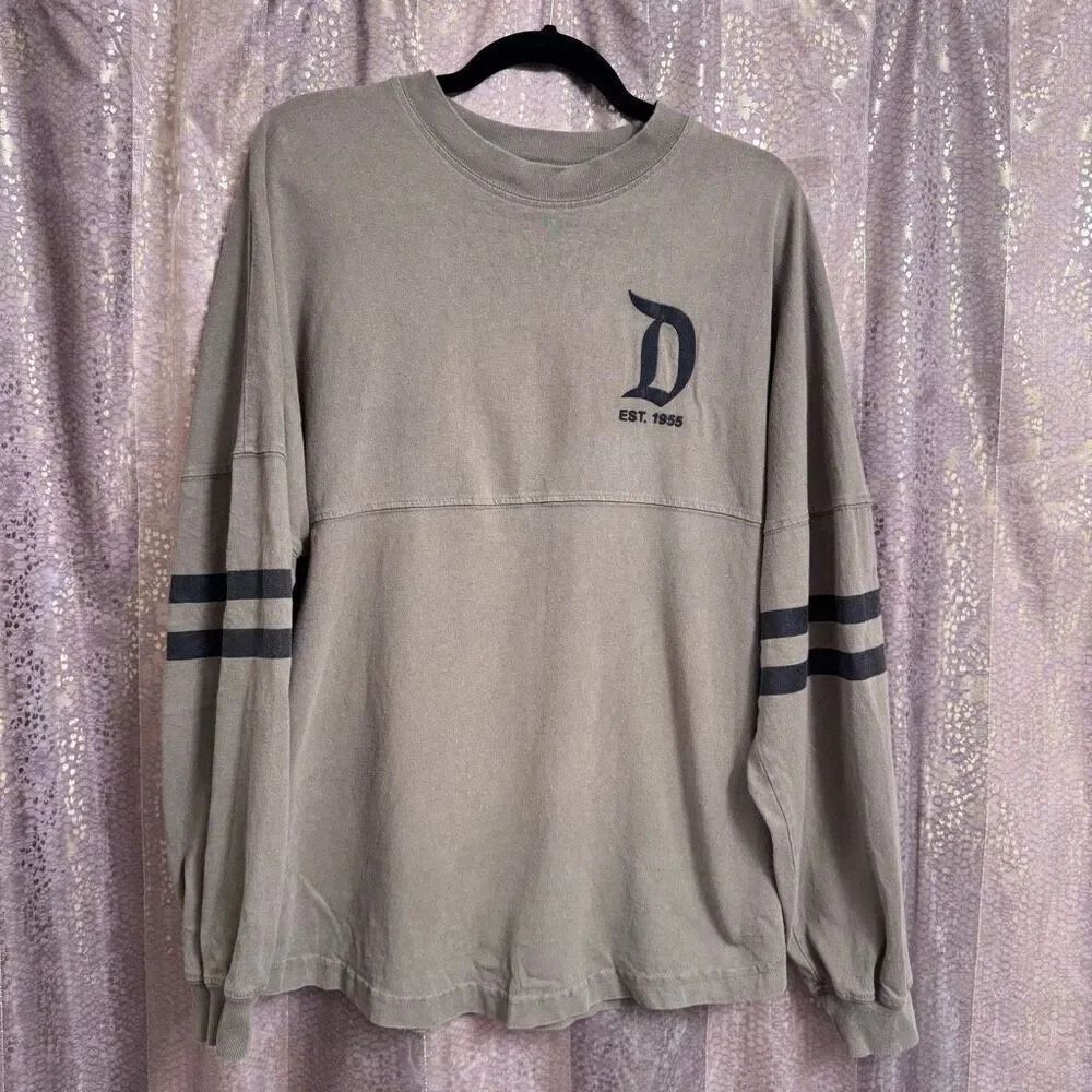 Disneyland Disney Parks Men's Olive Green Black Spirit Jersey Medium